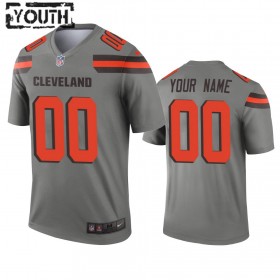 Camiseta Niño NFL Cleveland Browns Personalizar Gris Inverted Legend